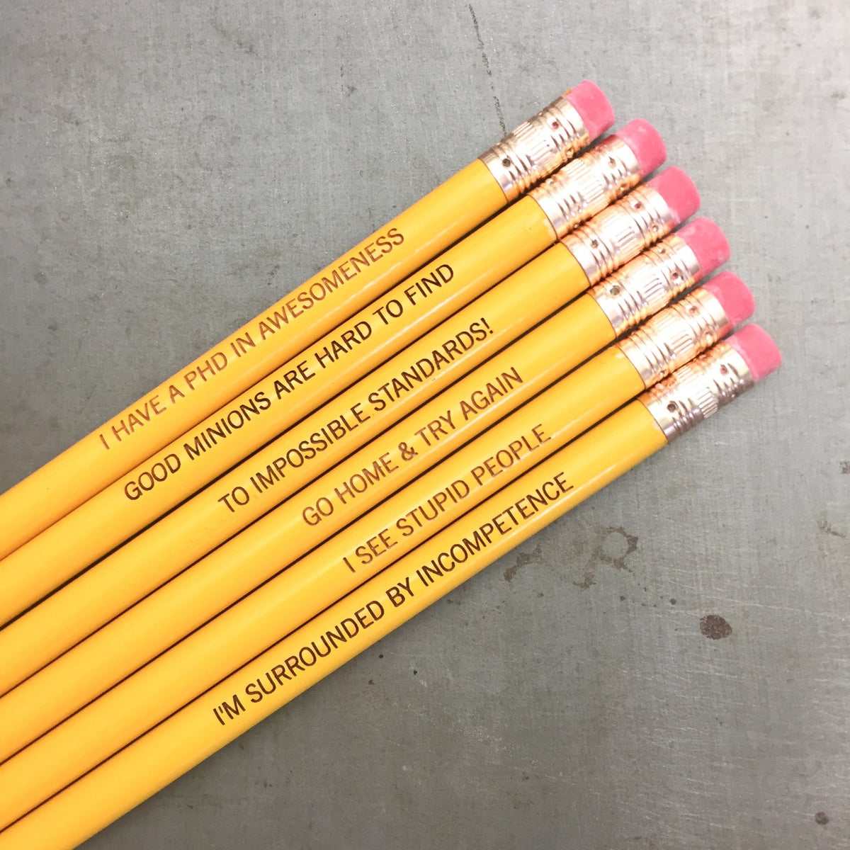 Hamiltwist Hamilton pencils in black (6 Pencil Set) – The Carbon Crusader