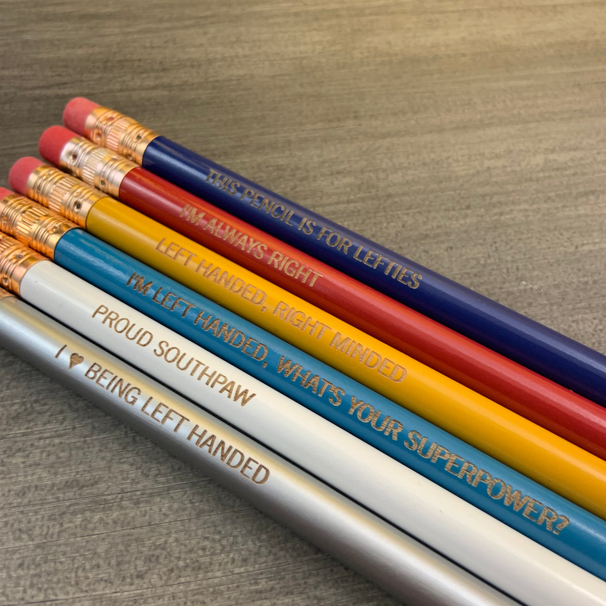 snarky misanthrope pencil set (6 pencils) – The Carbon Crusader