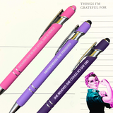 a fierce persistent believer pen set of 3 (Pen with Smart Phone Stylus)