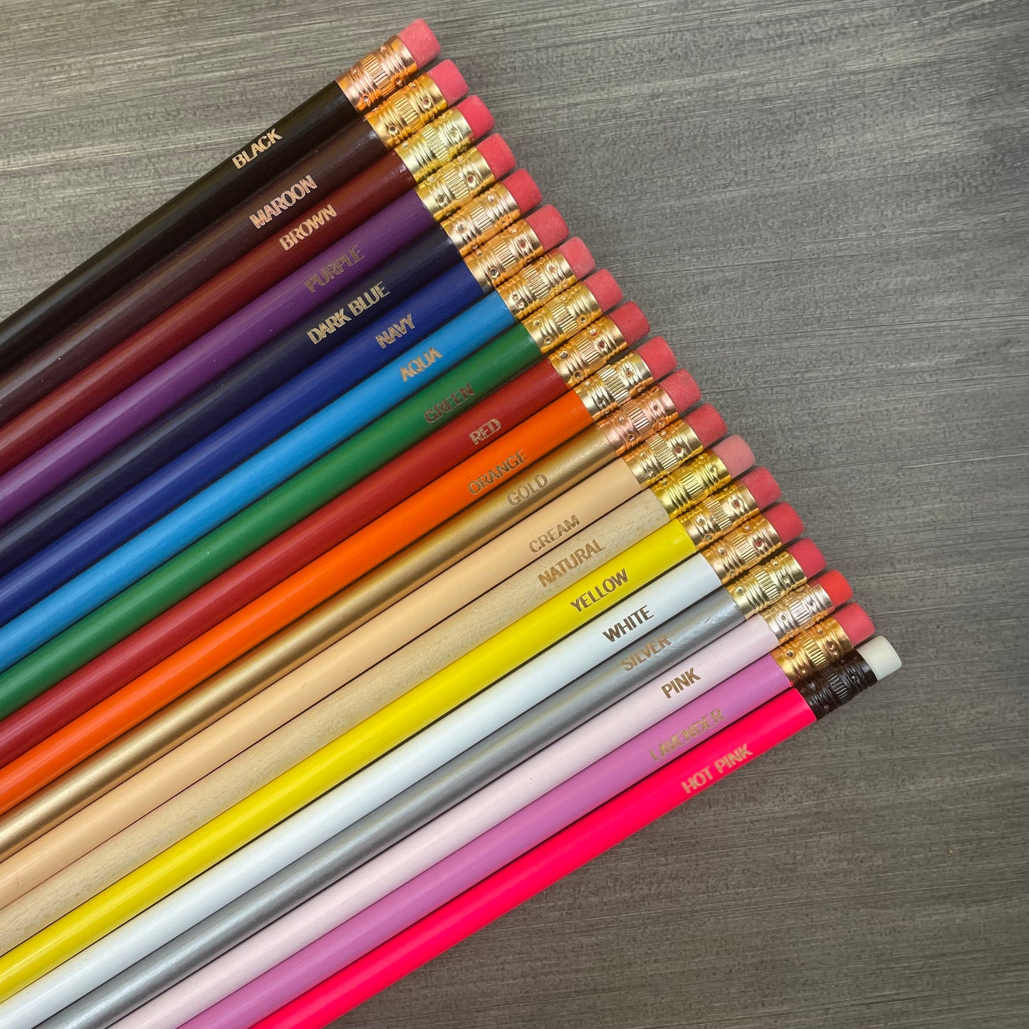 100 custom pencils for $75