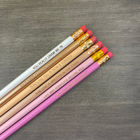 A Punny Romance   (6 Pencil Set )