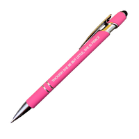 though she be but little she is fierce hot pink pen (Pen with Smart Phone Stylus)