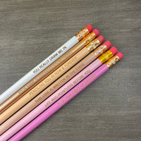 A Punny Romance   (6 Pencil Set )