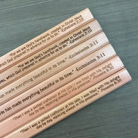 custom carpenter pencils set of 6